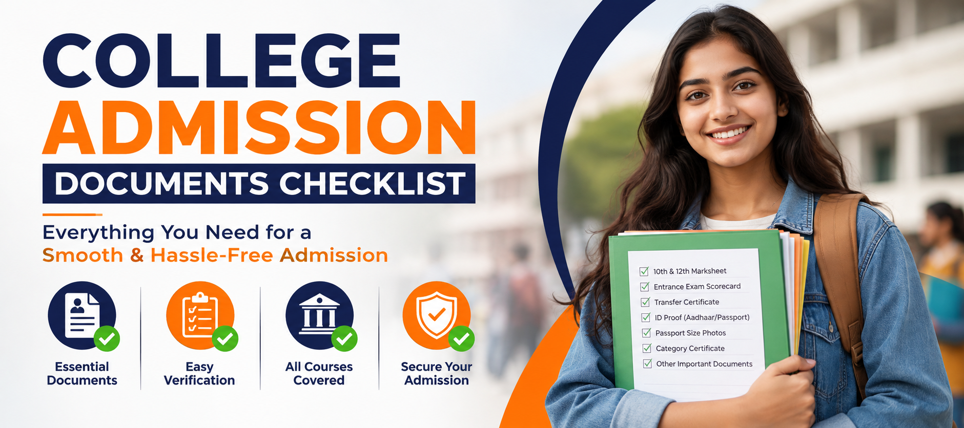 College Admission Documents Checklist 2026–27