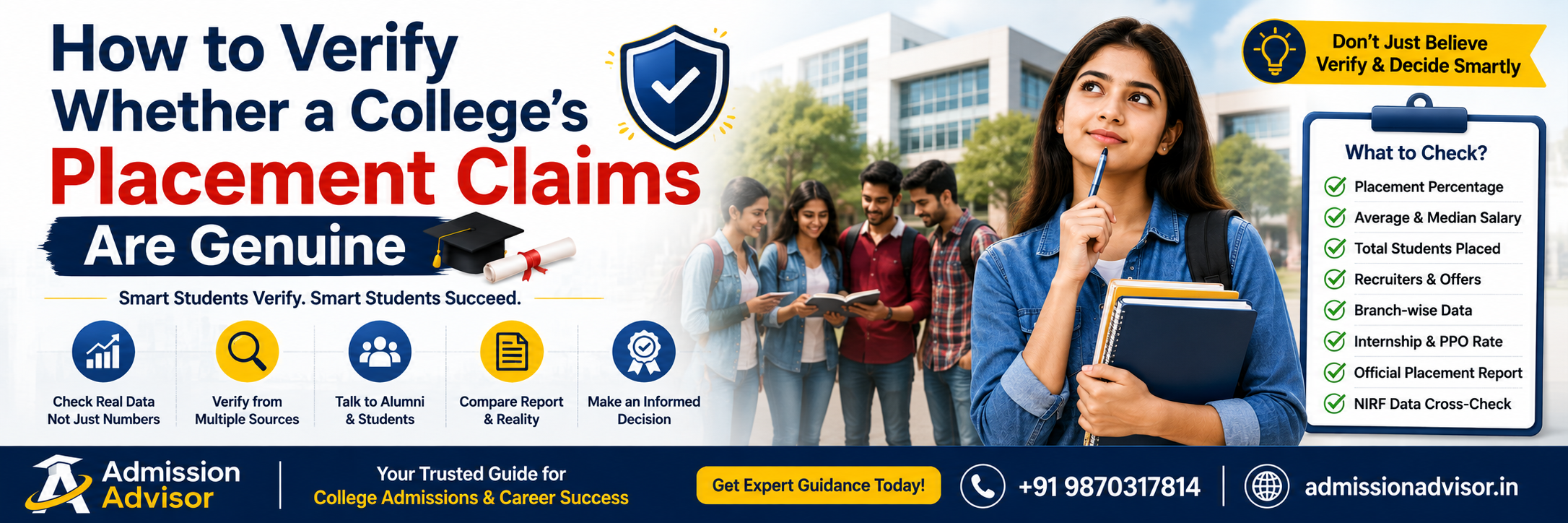 How to Verify Whether a College’s Placement Claims Are Genuine