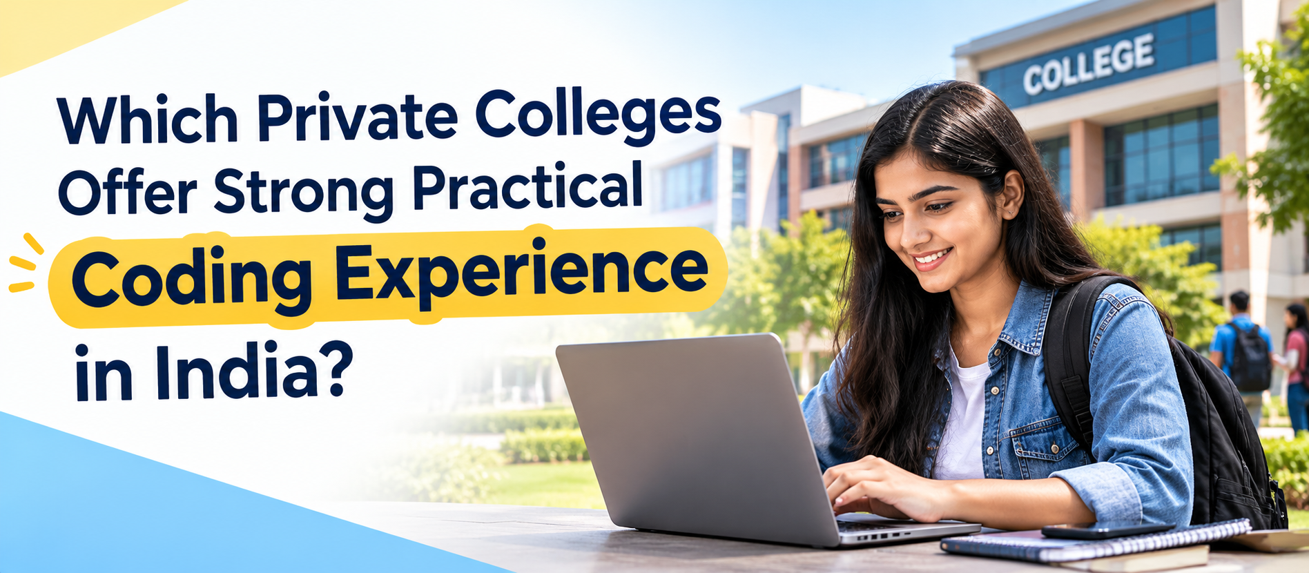 Which Private Colleges Offer Strong Practical Coding Experience in India?