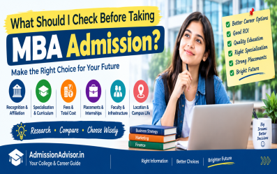 What Should I Check Before Taking MBA Admission